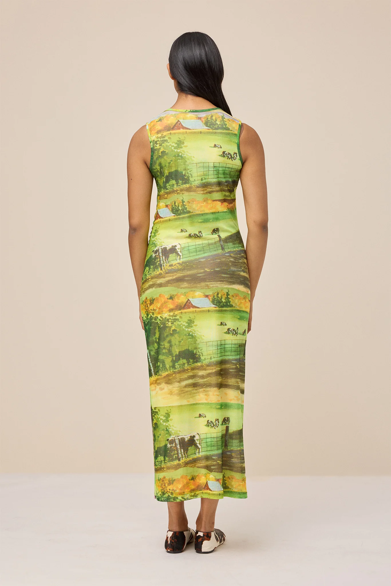 LILY MESH DRESS - GOLDEN FARM - Hercitys