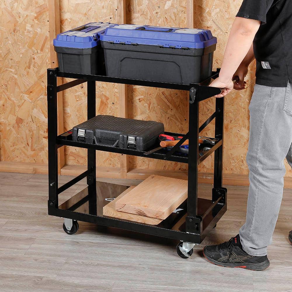 33 in. W Folding Utility Cart - Hercitys