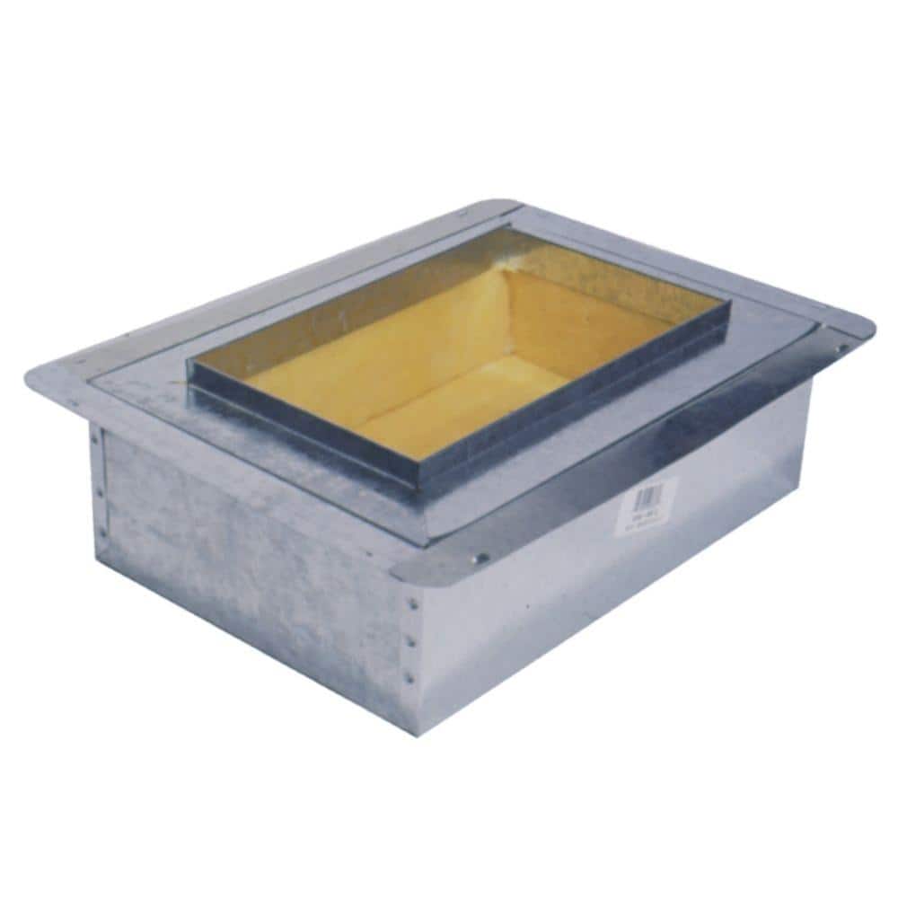 10 in. x 6 in. Ductboard Insulated Register Box – R6 - Hercitys