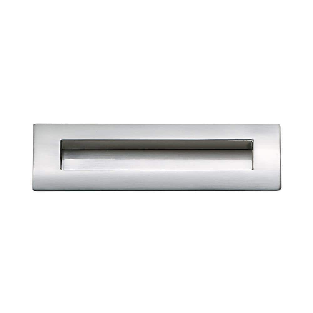 5-1/16 in. (128 mm) Modern Brushed Nickel Cabinet Recessed Pull - Hercitys