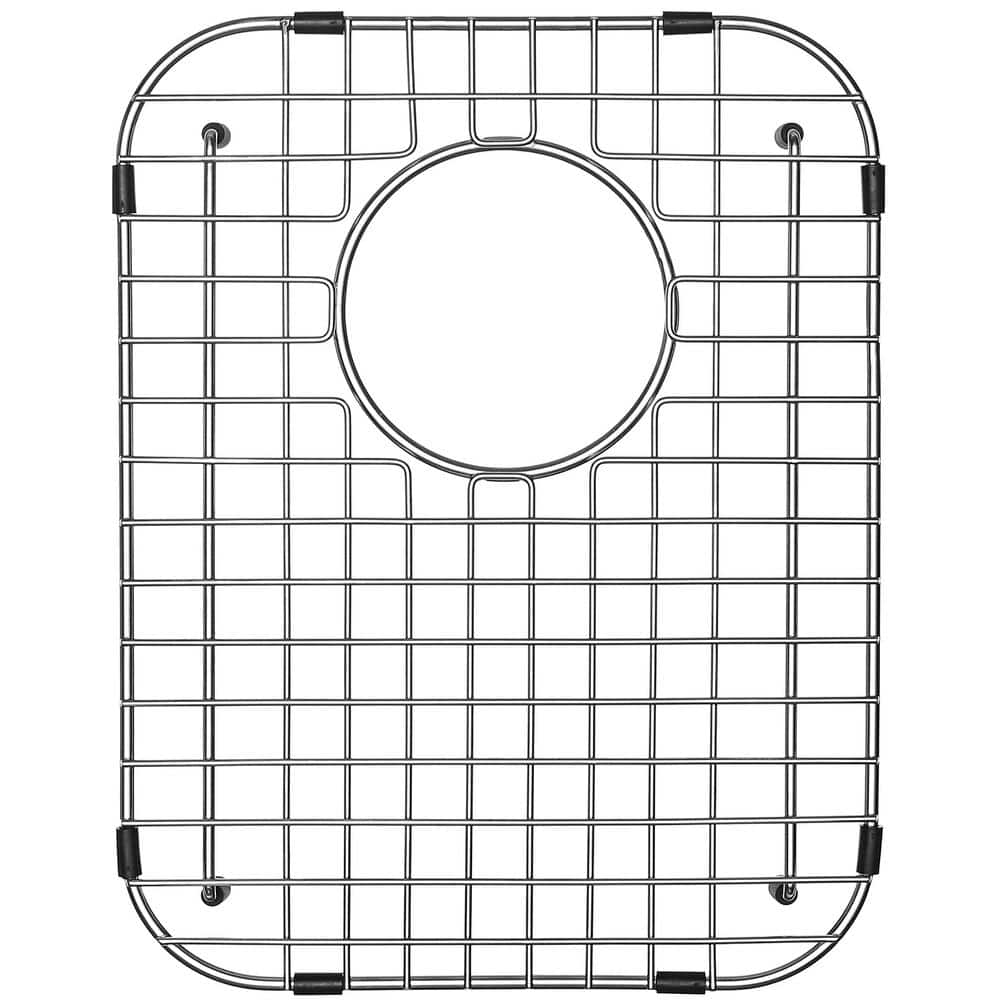 11.85 in. x 15.47 in. Rear Drain Heavy-Duty Stainless-Steel Sink Grid - Hercitys