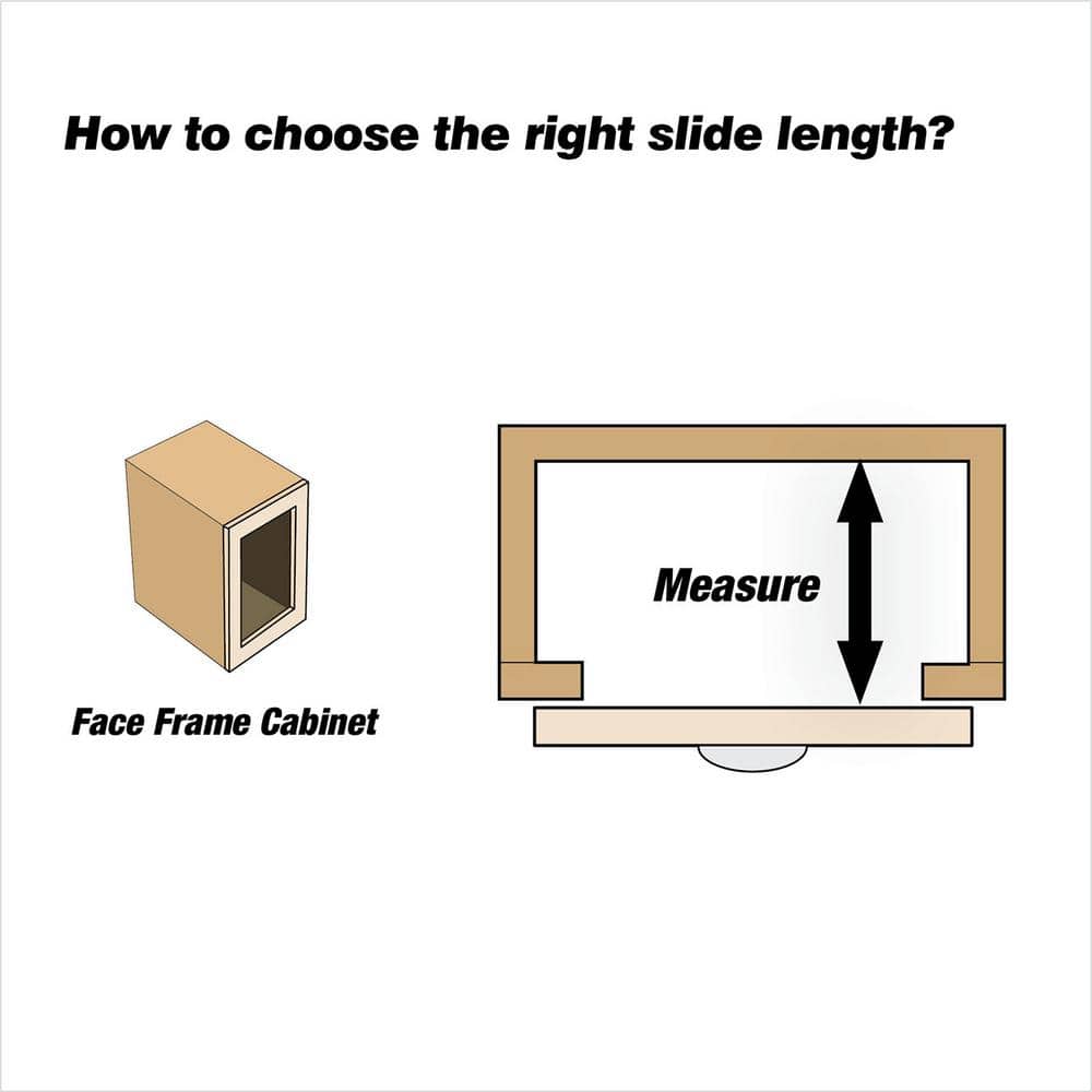 (Pair) 21 in. (533 mm) Full Extension Concealed Undermount Soft Close Drawer Slide - Hercitys