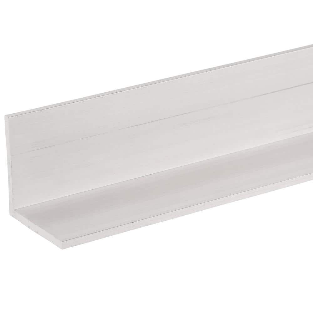 1-1/2 in. x 4 ft. – 1/8 in. Thick Aluminum Angle - Hercitys