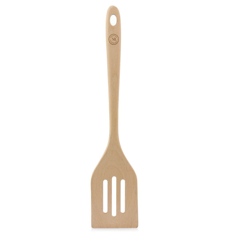 14 Inch Beech Wood Slotted Turner - Hercitys