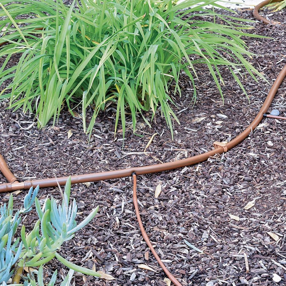 1/2 in. (0.600 in. I.D. x 0.700 in. O.D.) x 100 ft. Brown Blank Poly Tubing for Drip Irrigation - Hercitys