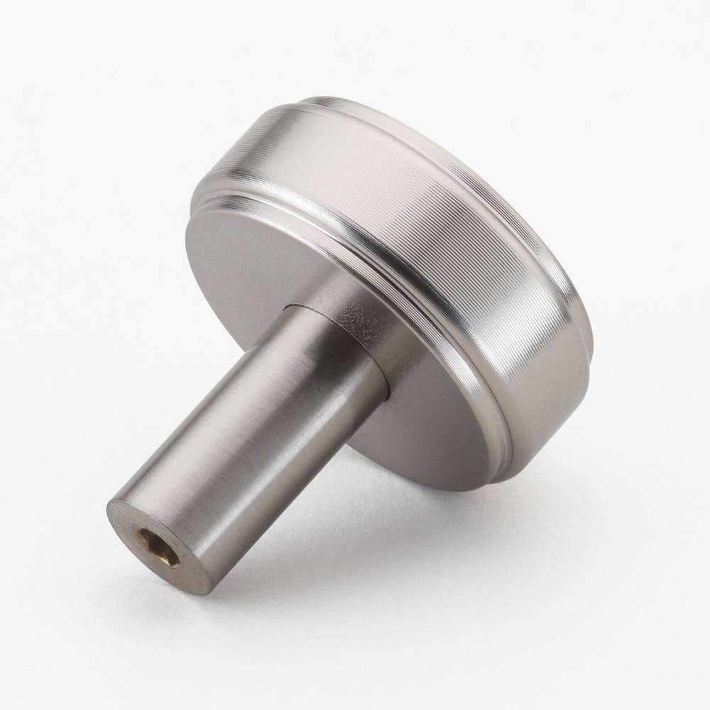 1-1/2 in. Solid Round Knurled Cabinet Knob – 5827-SN - Hercitys