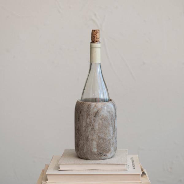 1-Piece Beige Marble Bottle Holder - Hercitys