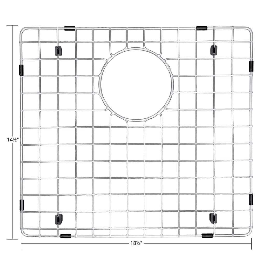18-1/2 in. x 14-1/2 in. Stainless Steel Bottom Grid fits on sink SU73 - Hercitys