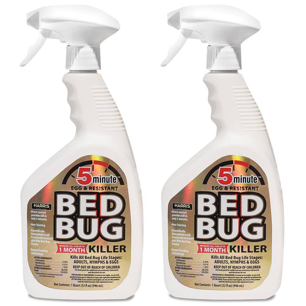 32 oz. 5-Minute Bed Bug Killer (2-Pack) - Hercitys