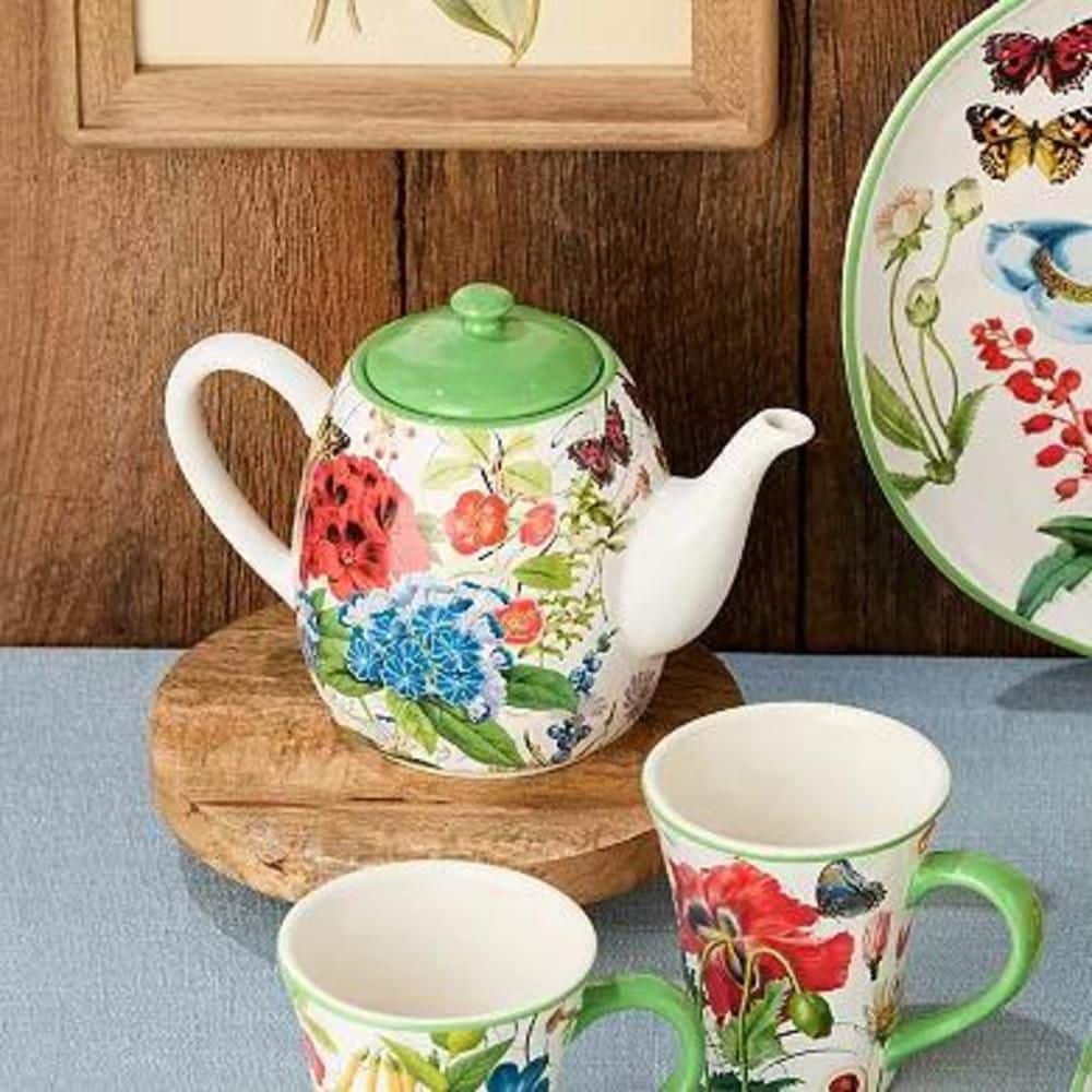 4.5-Cup Ceramic Greenhouse Teapot - Hercitys