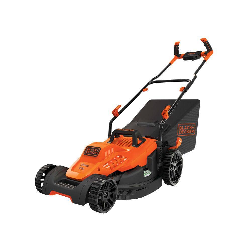 17 in. 12 AMP Corded Electric Walk Behind Push Lawn Mower - Hercitys