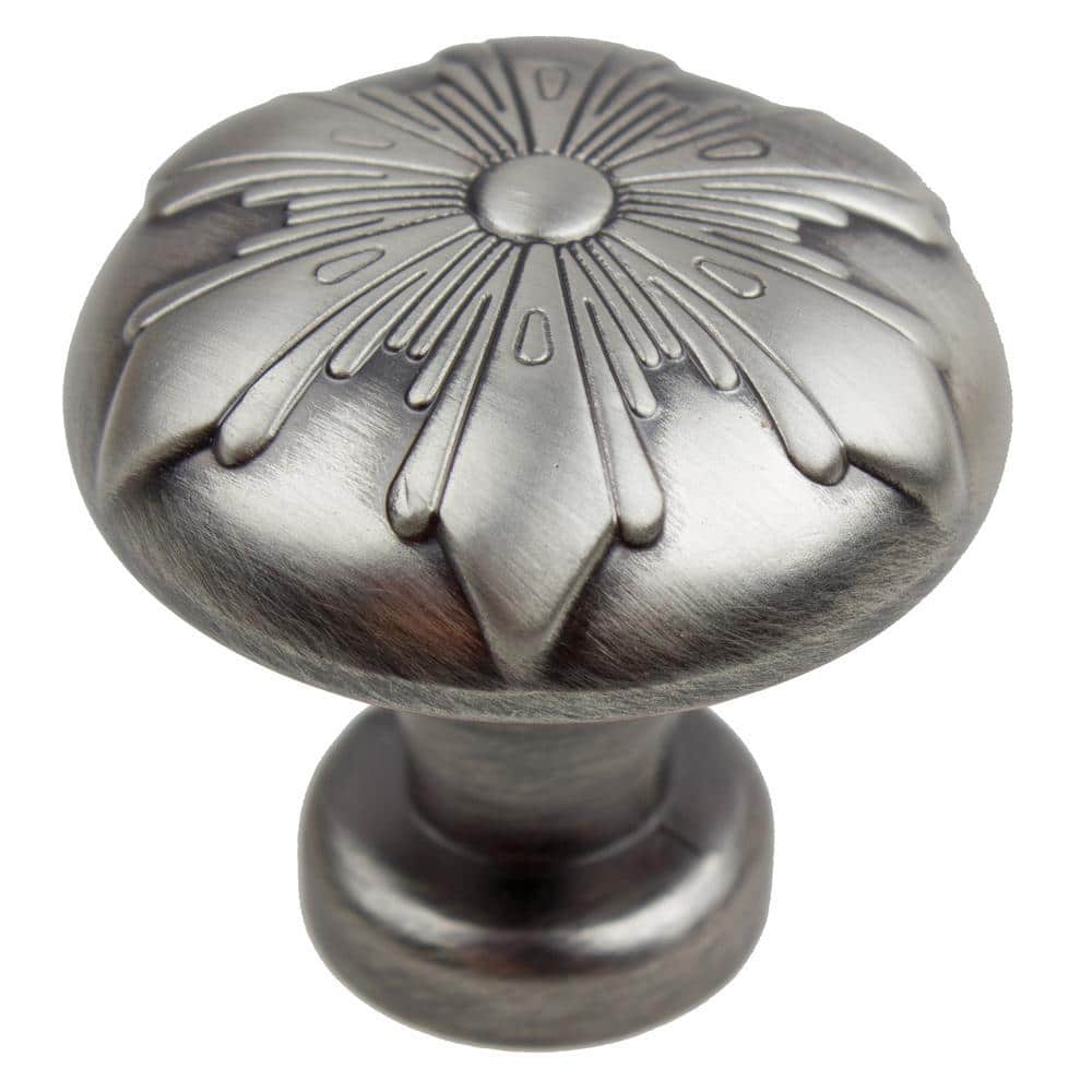 1-1/8 in. Dia Round Snowflake Cabinet Knobs (10-Pack) - Hercitys