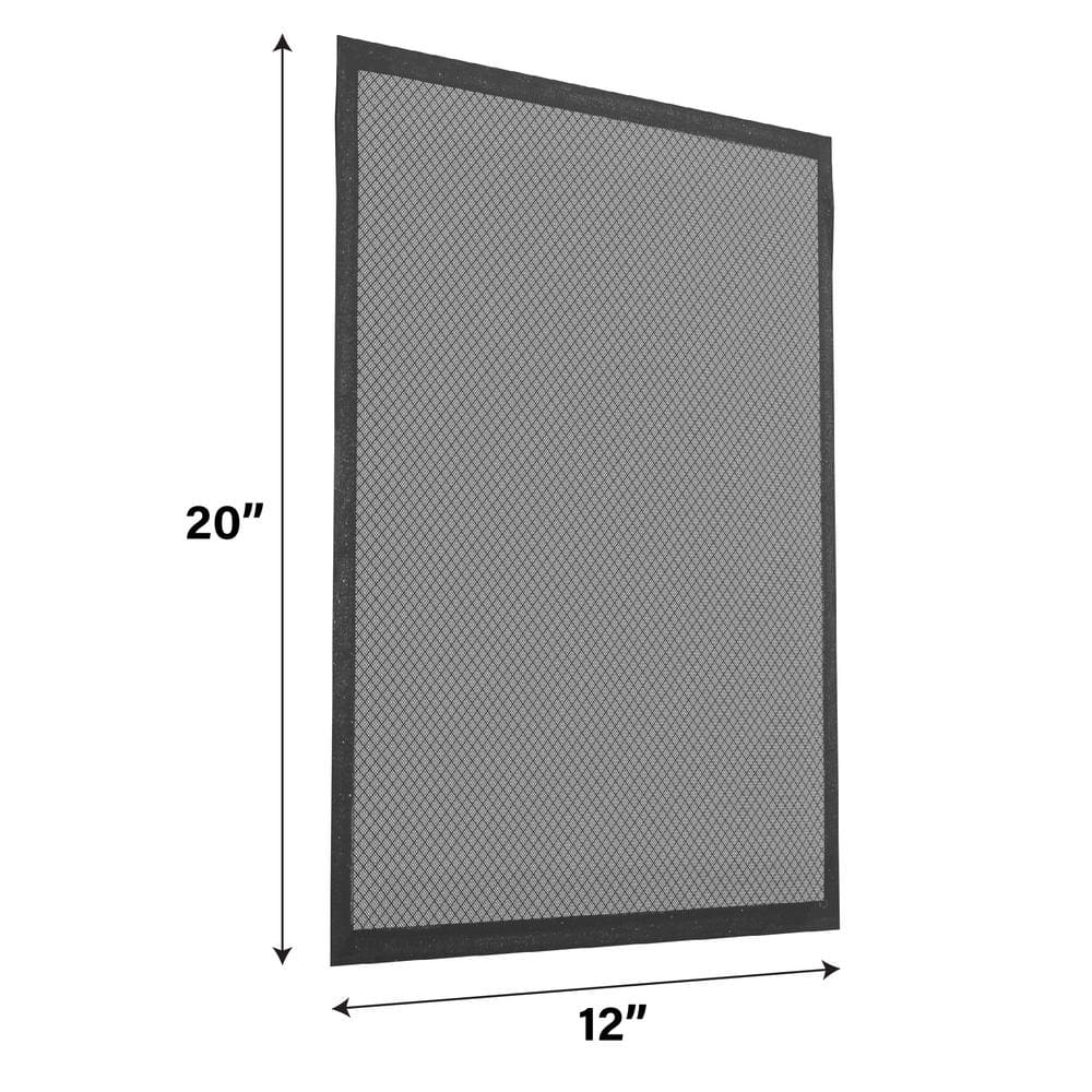 12 in. x 20 in. x 1 in. Flexible Permanent Washable Air Filter MERV 8 - Hercitys