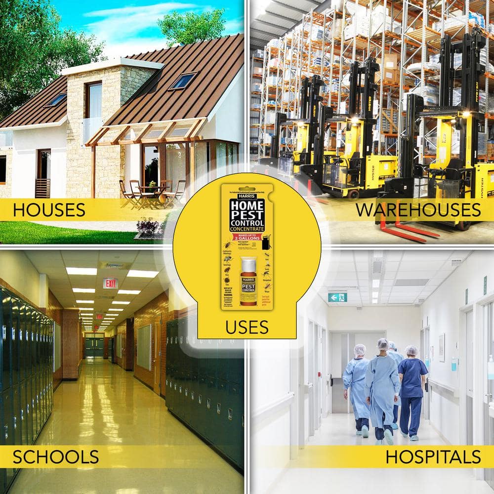 1 oz. Pest Control Concentrate with 32 oz. Professional Spray Bottle Value Pack (2-Pack) - Hercitys