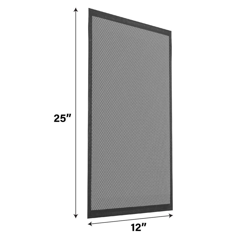 12 in. x 25 in. x 1 in. Flexible Permanent Washable Air Filter MERV 8 - Hercitys