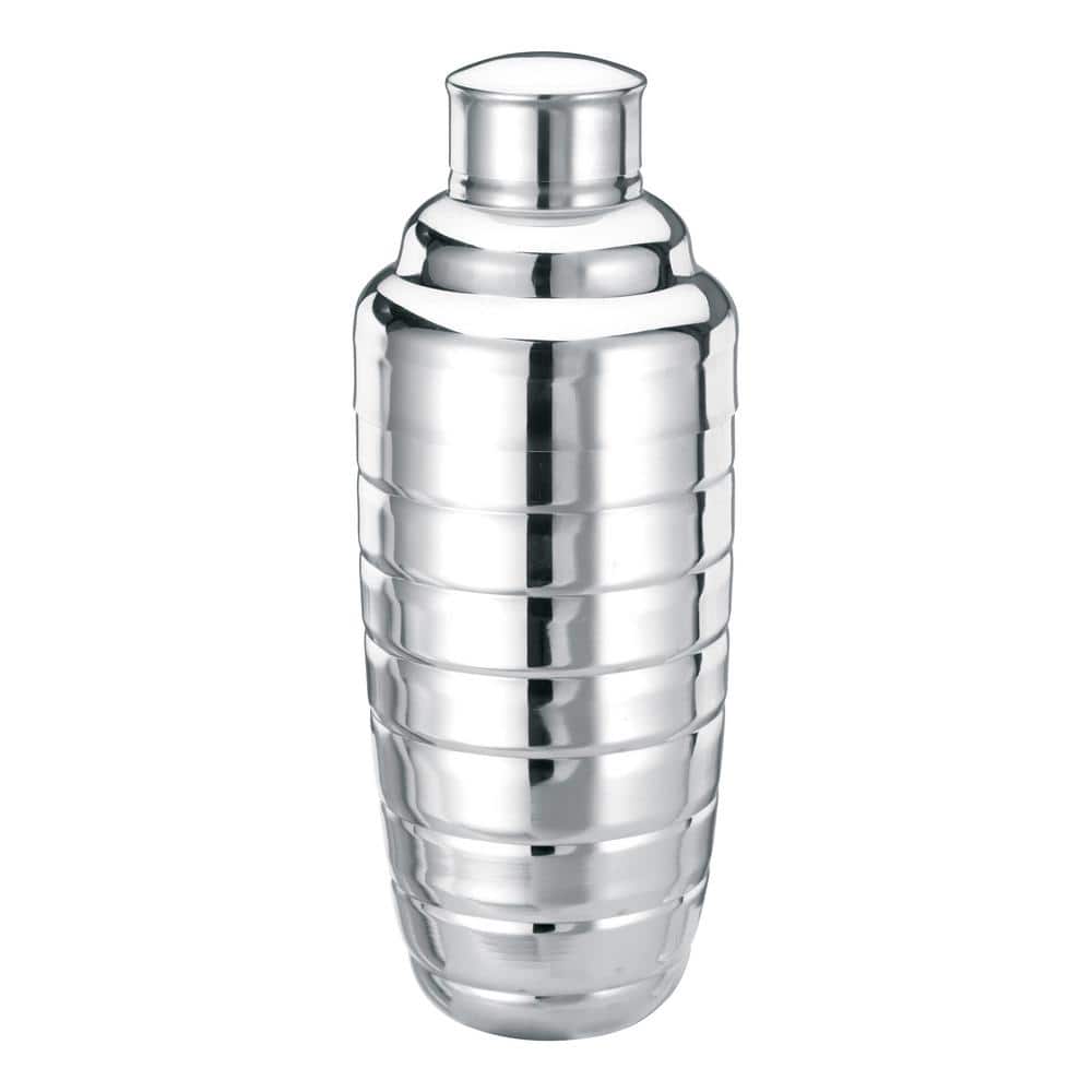 24 oz. Stainless Steel 3-Piece Beehive Bar Shaker - Hercitys