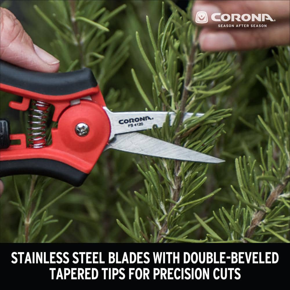 2.25 in. Stainless Steel Blade with Soft Touch Grip Hydroponic Micro Snips - Hercitys