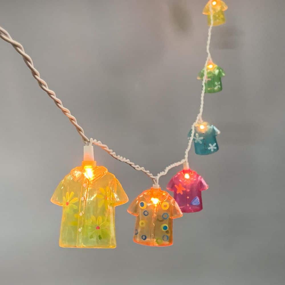 11.25 ft. 10-Count Summer Shirt Multi Lights - Hercitys