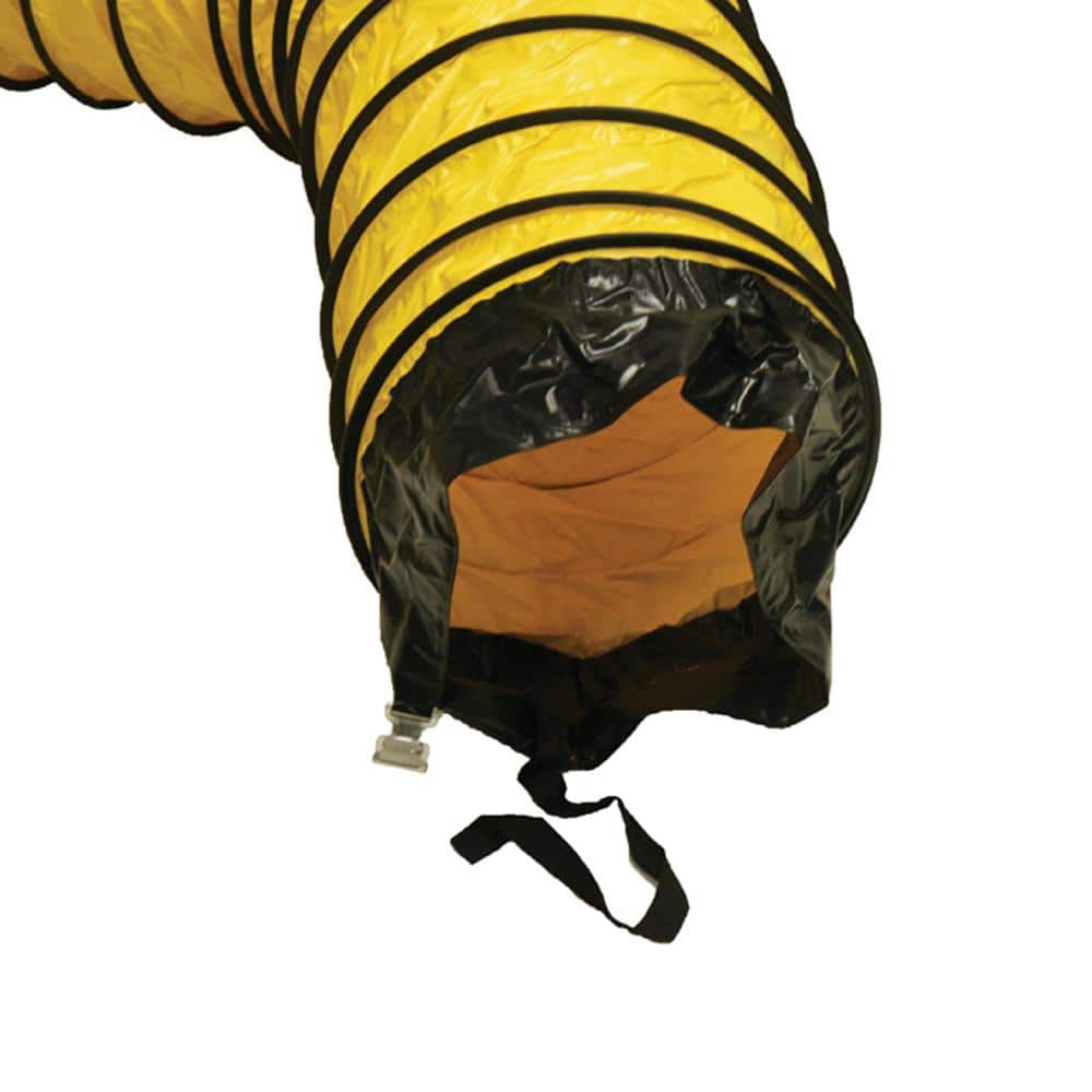 16 in. D x 25 ft. Coil Flexible Ducting Air Ventilator Yellow - Hercitys