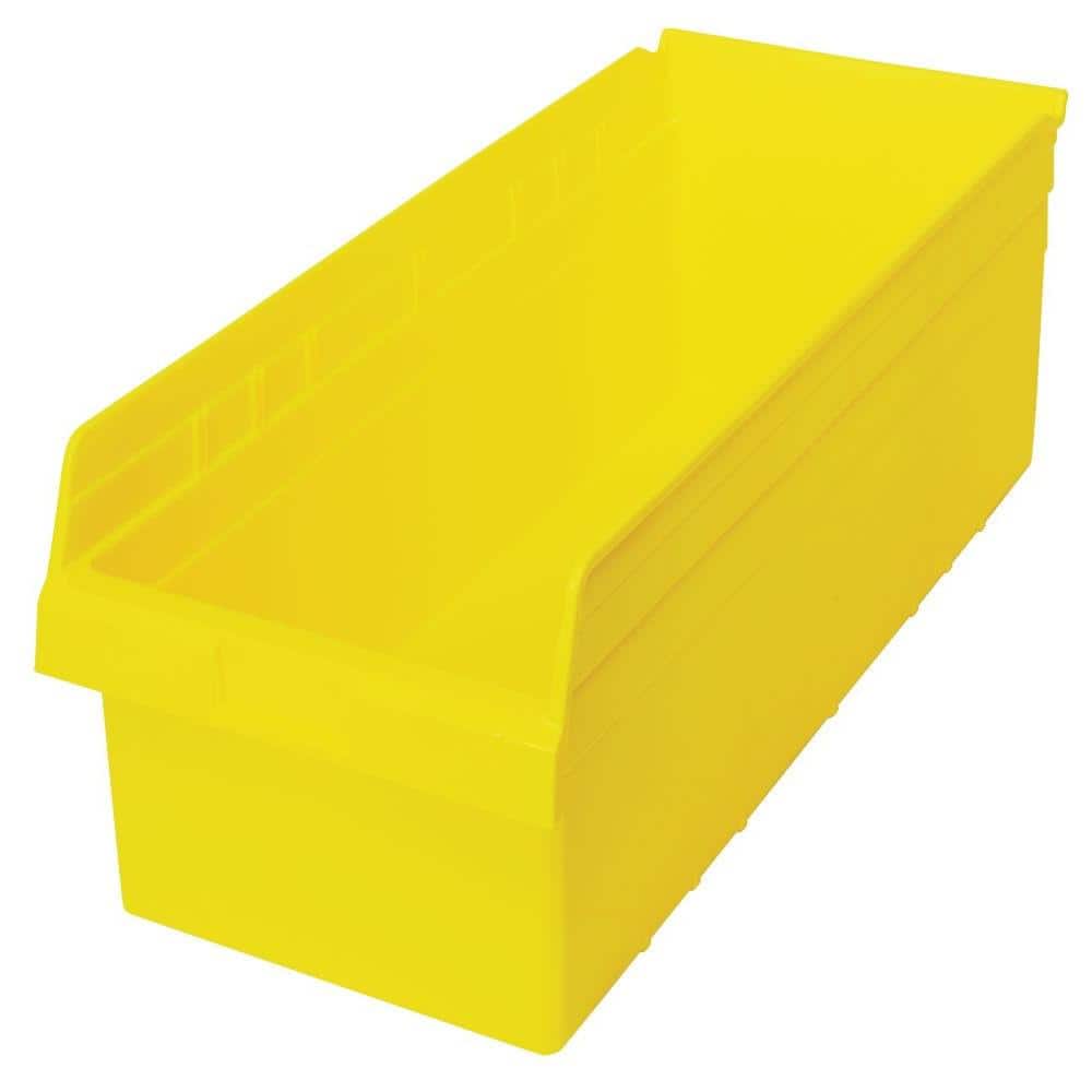 1.0 Gal. 5 in. L x 4-1/8 in. W x 3 in. H Ultra Series Stack and Hang Bin in Black(24-Pack) - Hercitys