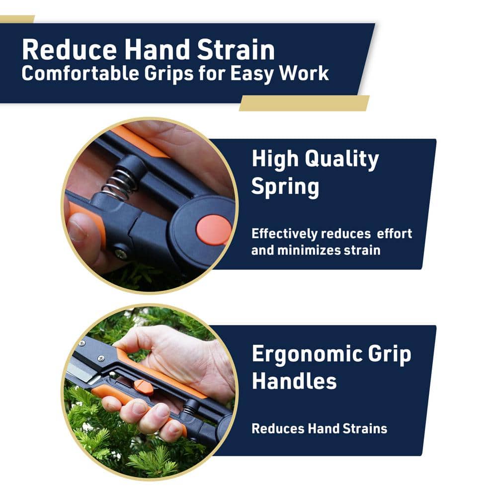 0.75 in. Garden Clippers Hedge Shears-Pruning Shears - Hercitys