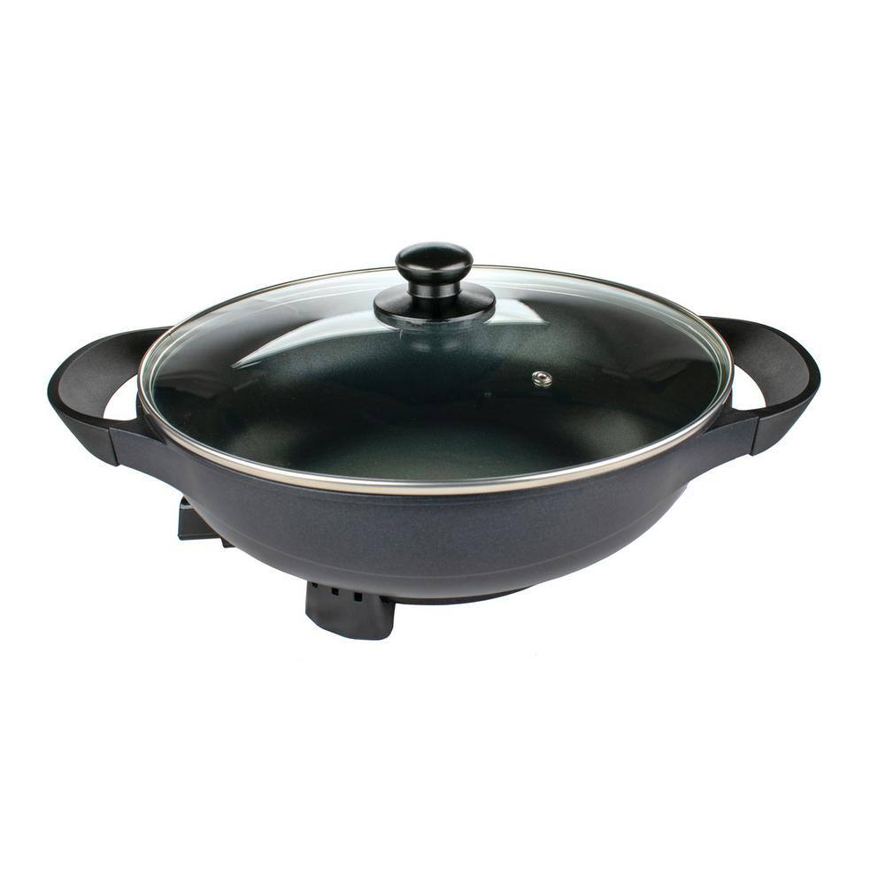 13 in. Electric Non-Stick Woks Skillet - Hercitys