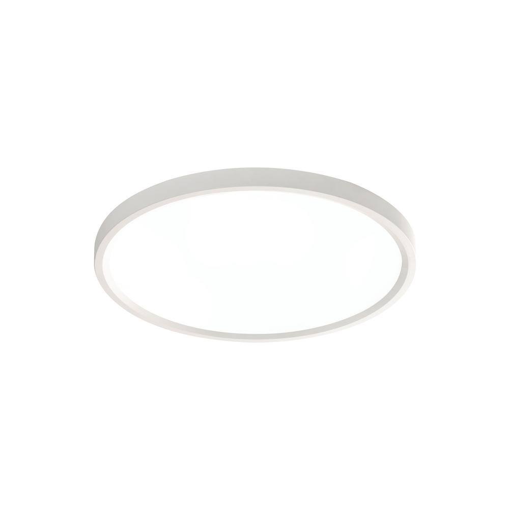 15.63 in. 1-Light White LED Flush Mount - Hercitys