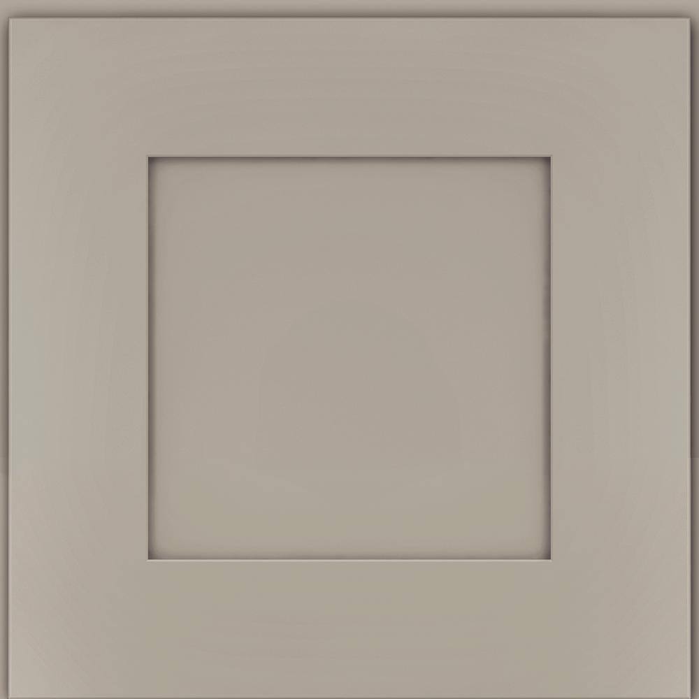 14-5/8 in. x 14-5/8 in. Cabinet Door Sample in Pebble Grey - Hercitys