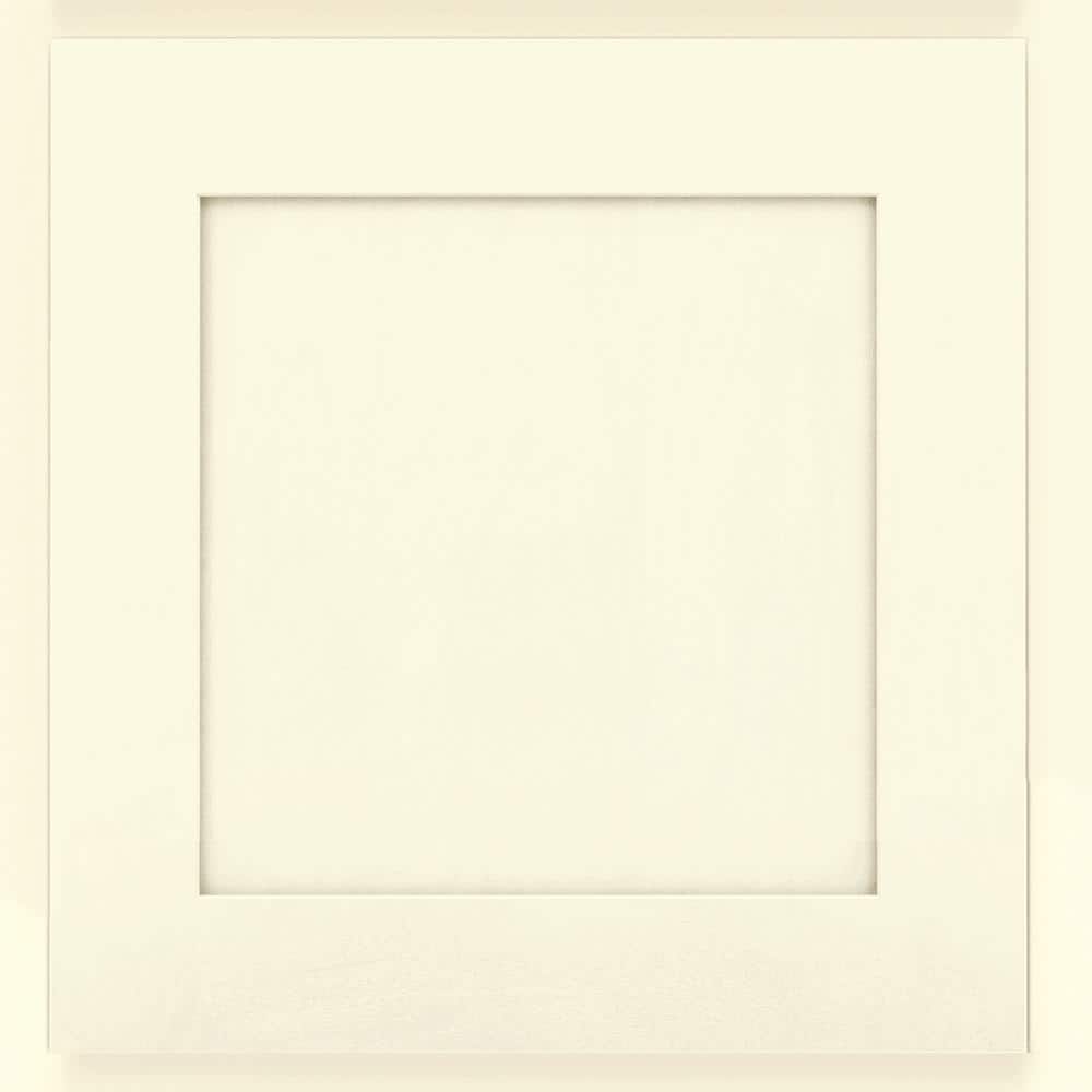 14-5/8 in. x 14-5/8 in. Cabinet Door Sample in Warm White - Hercitys