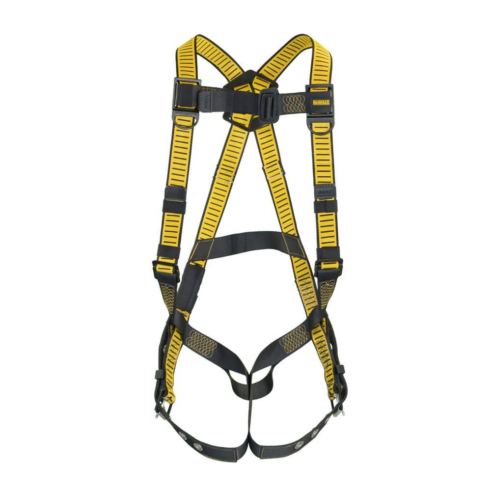 5-Point Fall Protection Harness with Pass-Thru Chest and Leg Buckles - Hercitys