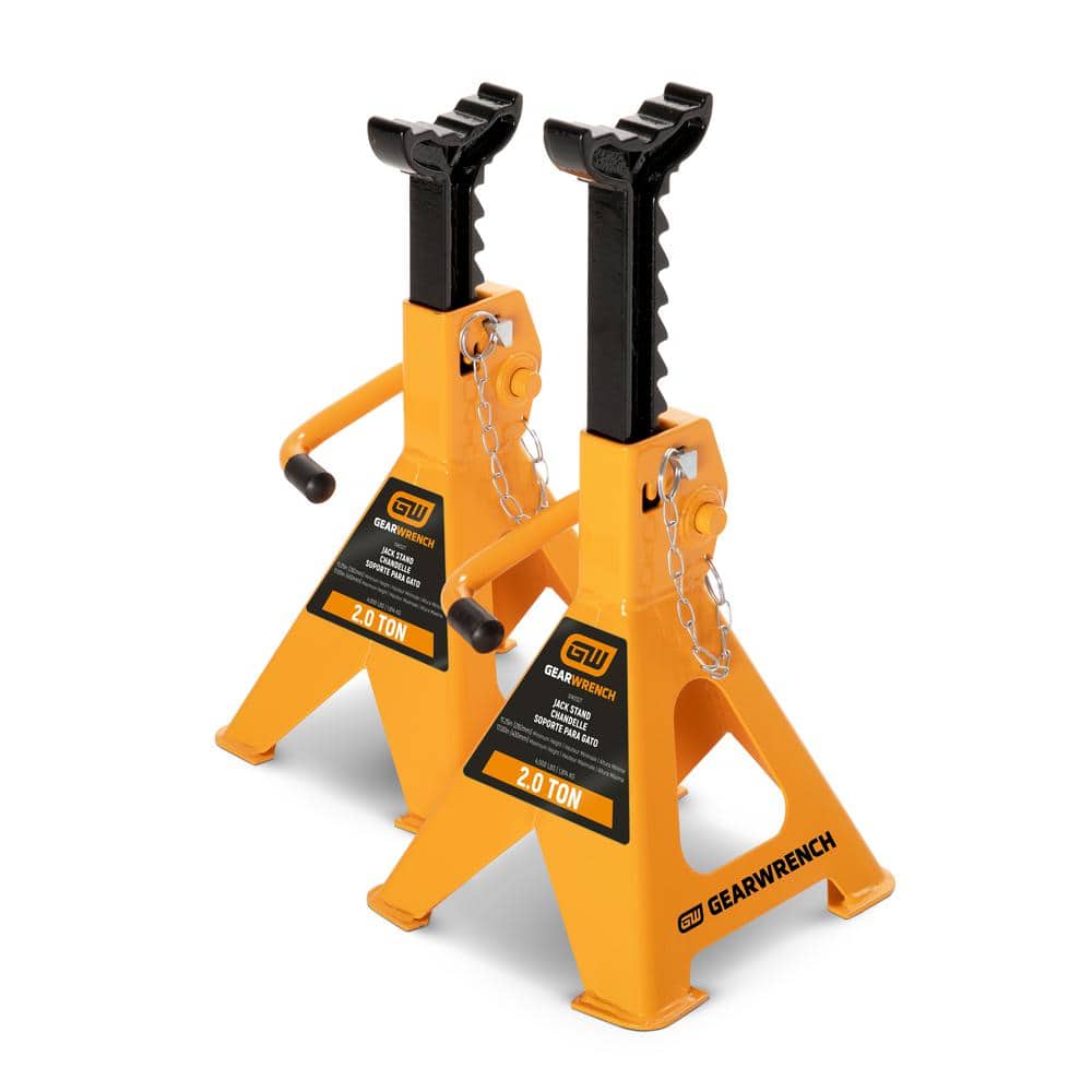 2-Ton Ratcheting Jack Stands (2-Piece) - Hercitys