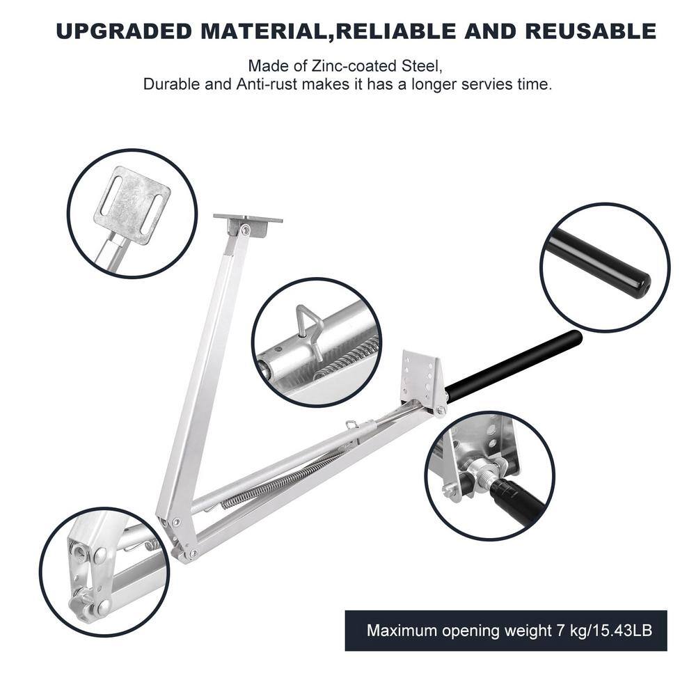 11 in. x 1.4 in. Greenhouse Vent Automatic Opener Solar Heat Sensitive, Auto Roof Vent Opener (2-Piece) - Hercitys