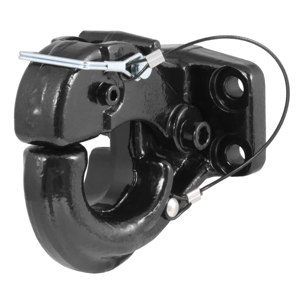 20,000 lbs. Pintle Hook Trailer Hitch (Fits 2-1/2 in. or 3 in. Lunette Eyes) - Hercitys