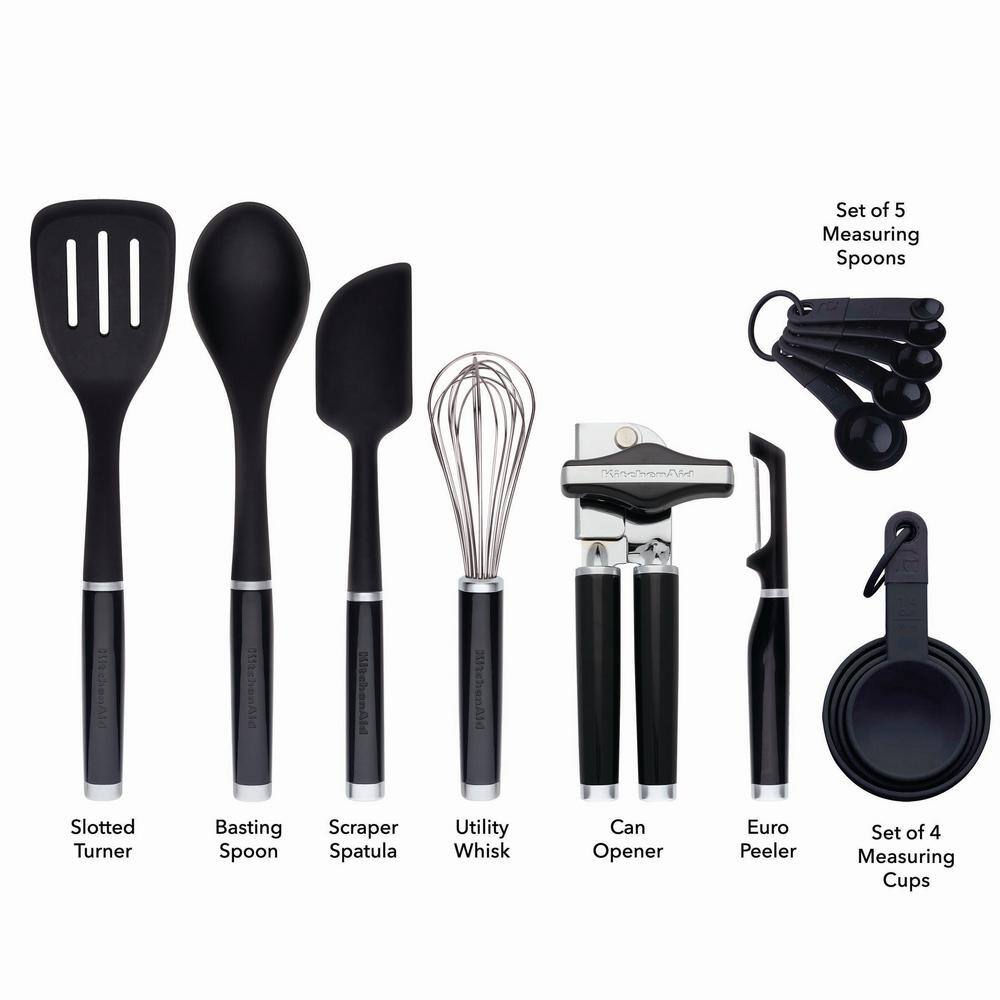 15-Piece Black Classic Tool and Gadget Set - Hercitys