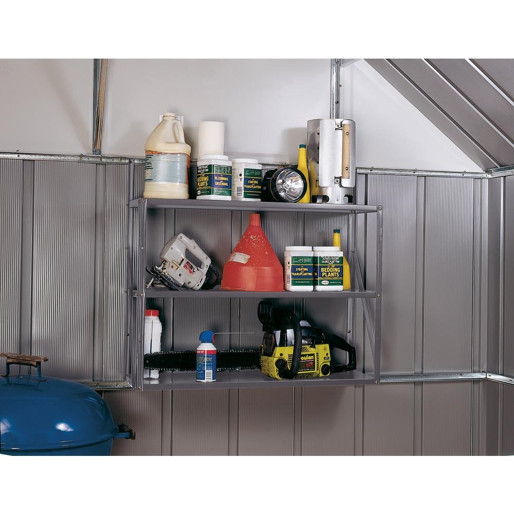 3-Tier Shelf, 30.25 in. H x 33.25 in. W x 10.75 in. D, Galvanized Steel - Hercitys