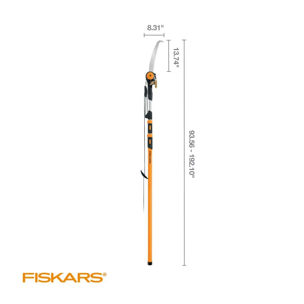 1.25 in. Cut Capacity Steel Titanium Coated Cutting Blade 15 in. Fiberglass/Alum Pole Chain Drive 16 ft. Tree Pruner - Hercitys