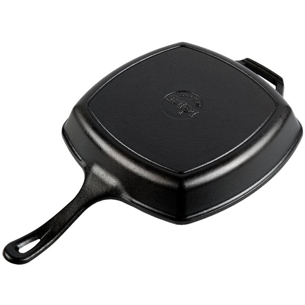 10.5 in. Cast Iron Skillet in Black - Hercitys