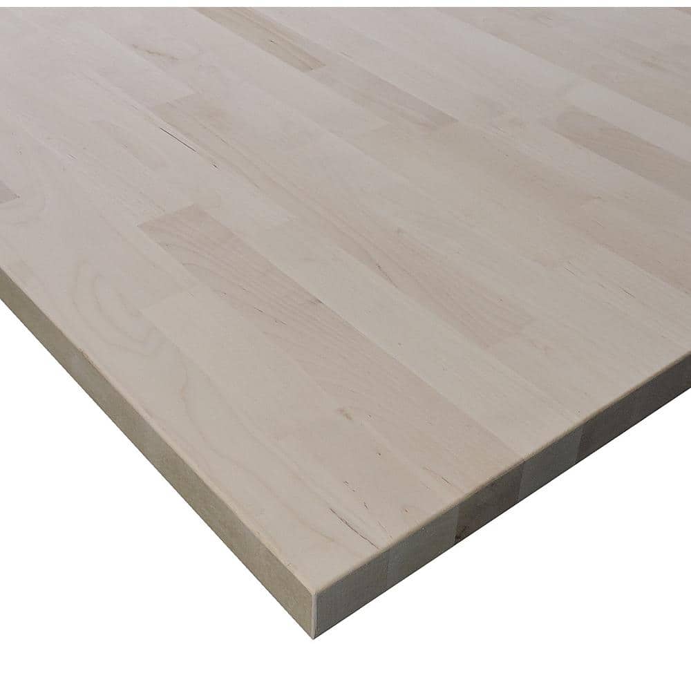 1.5 in. x 13 in. x 19 in. Allwood Birch Project Panel, Chopping Block, Cutting Board - Hercitys