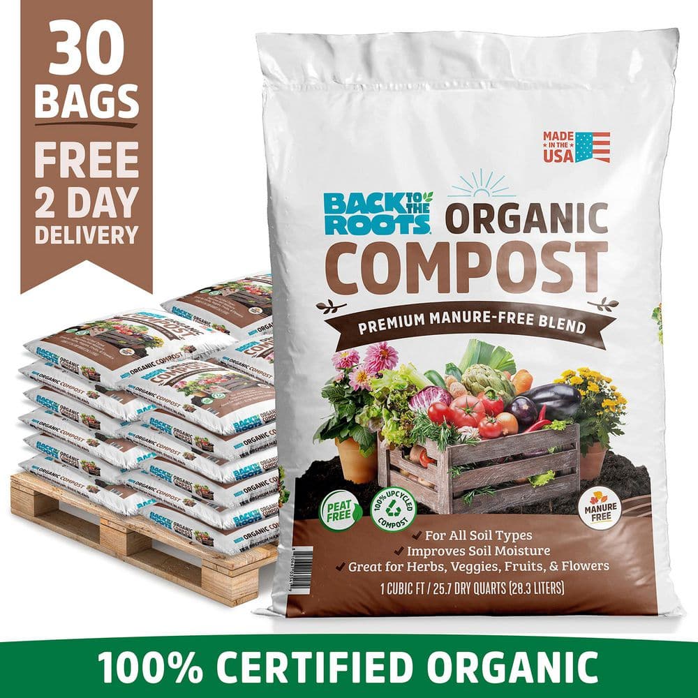 30 cu. ft. Organic Value Bulk Compost Soil Amendment Pallet - Hercitys