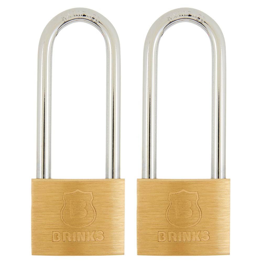 1-9/16 in. (40 mm) Solid Brass Keyed Lock with 2 in. Shackle (4-Pack) - Hercitys