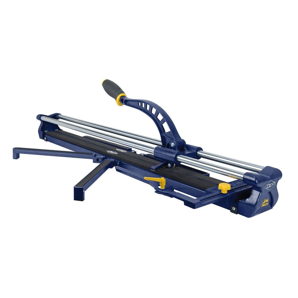 36 in. Slimline Manual Tile Cutter with Steel Blade and Adjustable Tungsten-carbide 7/8 in. Scoring Wheel - Hercitys