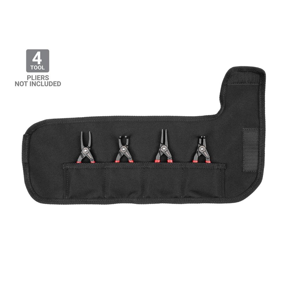 4-Tool 5 Inch Retaining Ring Pliers Pouch (0.037 in. Tips) - Hercitys