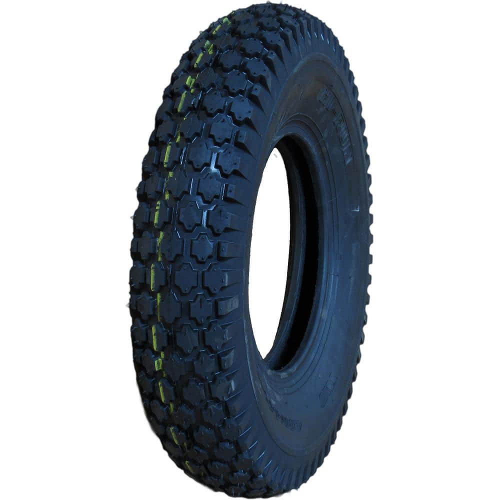 4.80 in./4.00 in.-8 2PR Stud Wheel Barrow Tire - Hercitys