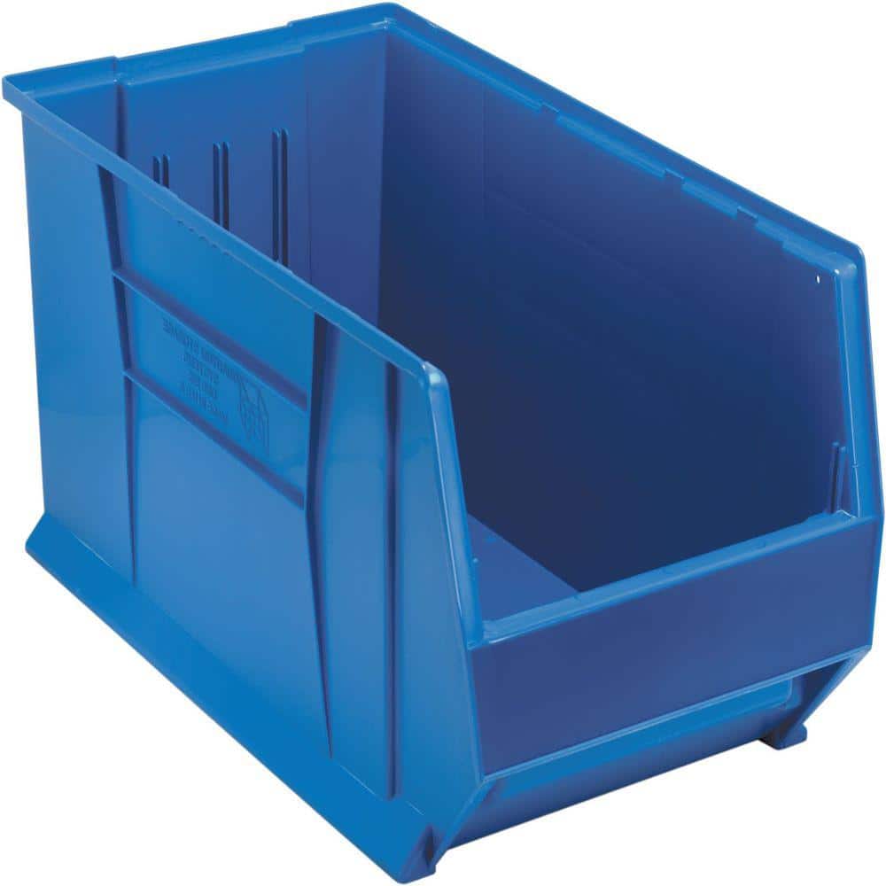 30 in. Quantum Hulk 33 Gal. Storage Tote in Blue (1-Pack) - Hercitys