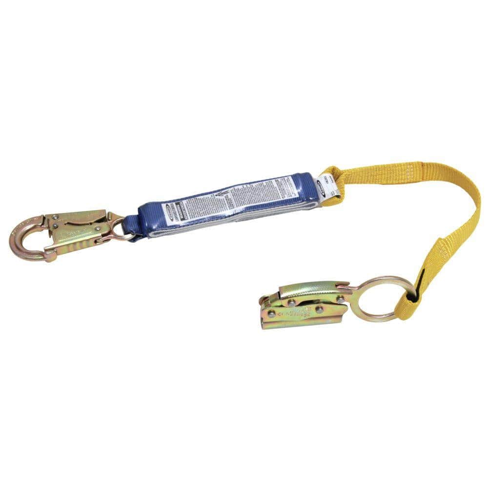 3 ft. Manual Rope Adjuster with Shock Absorbing Lanyard for 5/8 in. Rope - Hercitys