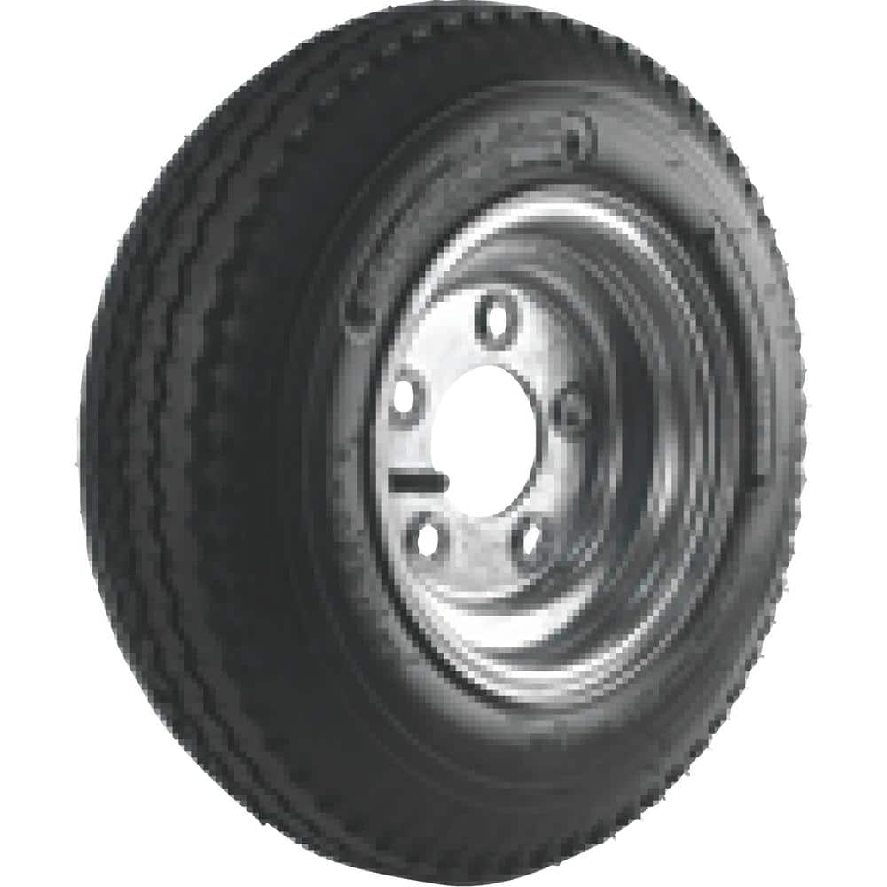 480-8 K371 745 lb. Load Capacity Galvanized 8 in. Bias Tire and Wheel Assembly - Hercitys