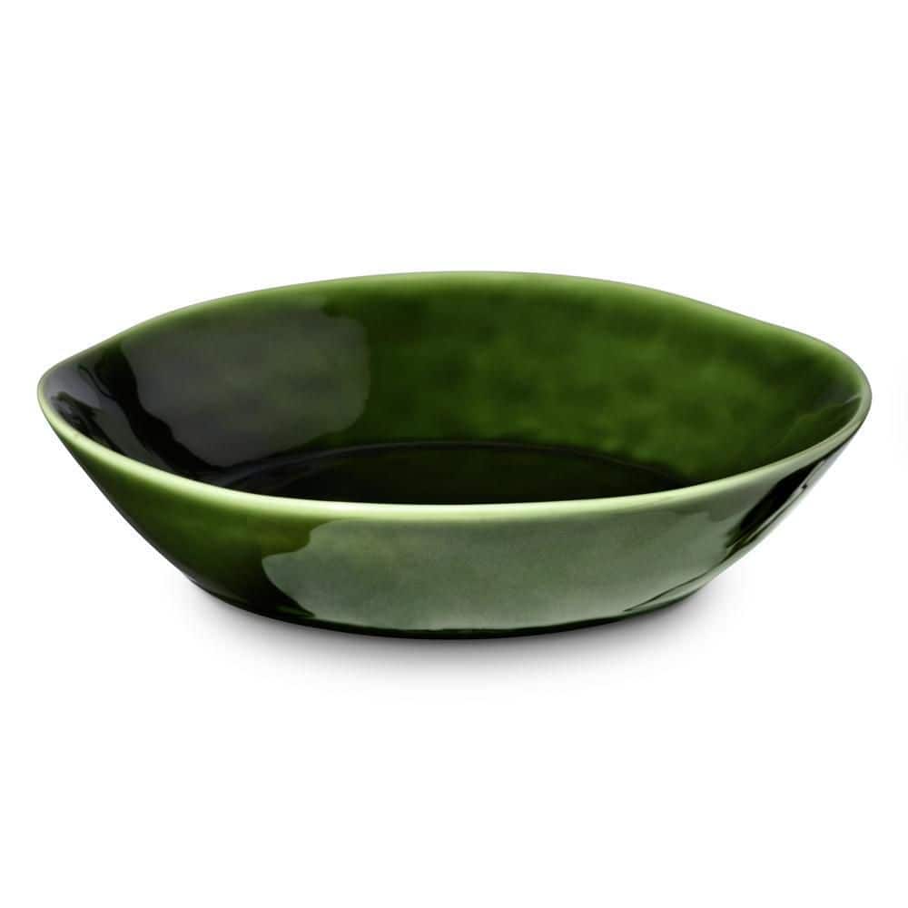 40 fl. oz. Green Stoneware Soup Bowl (Set of 4) - Hercitys