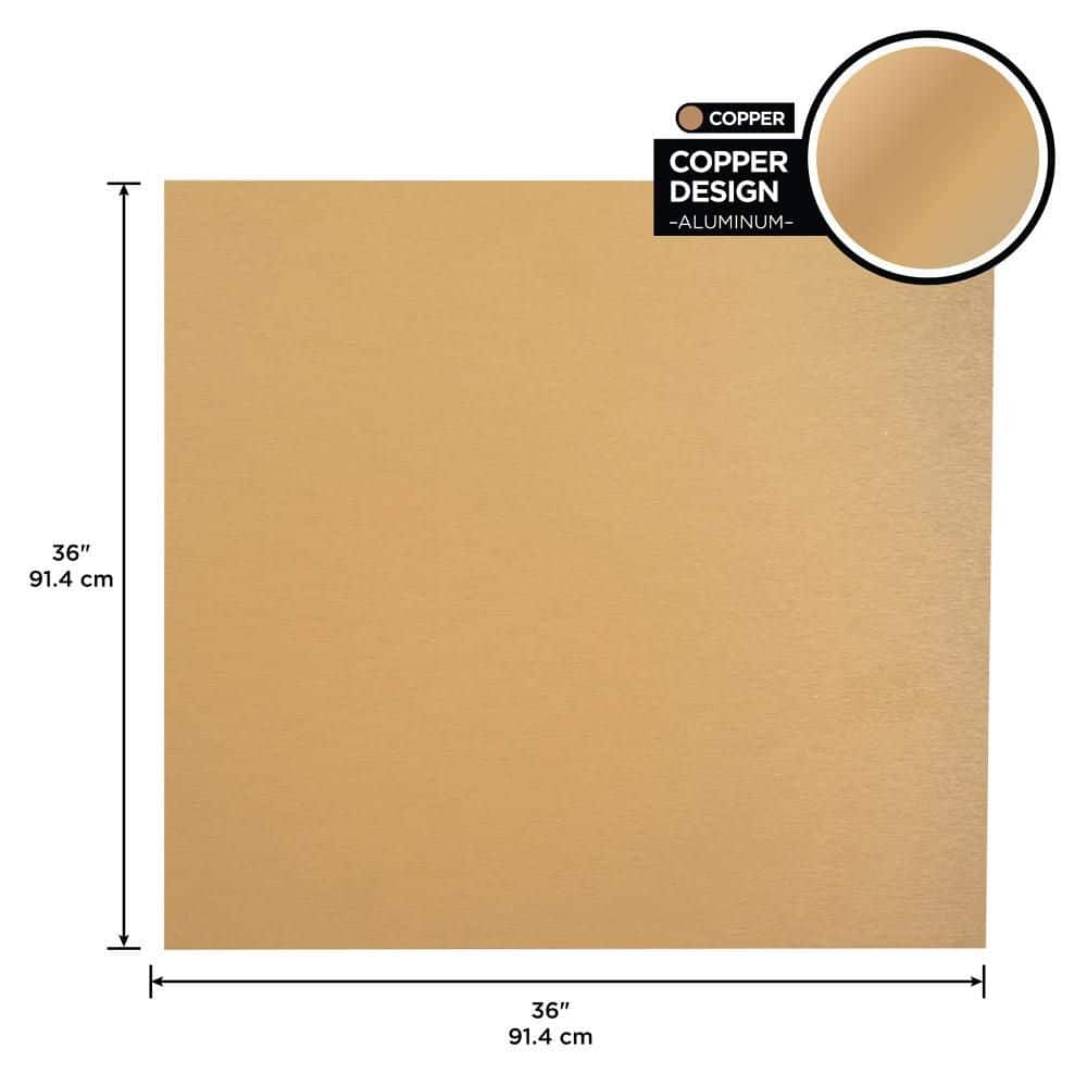 36 in. x 36 in. Copper Aluminum Sheet - Hercitys