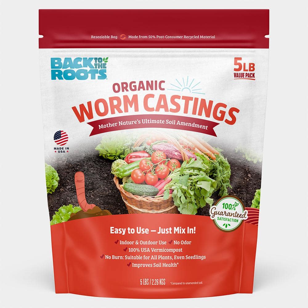 5 lb. Organic Worm Castings Soil Amendment - Hercitys