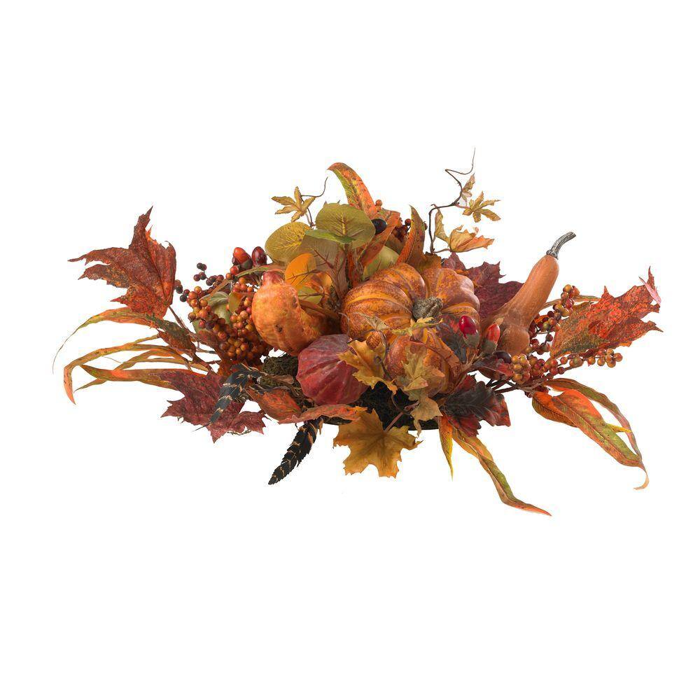 26 in. Harvest Artificial Foliage Centerpiece - Hercitys